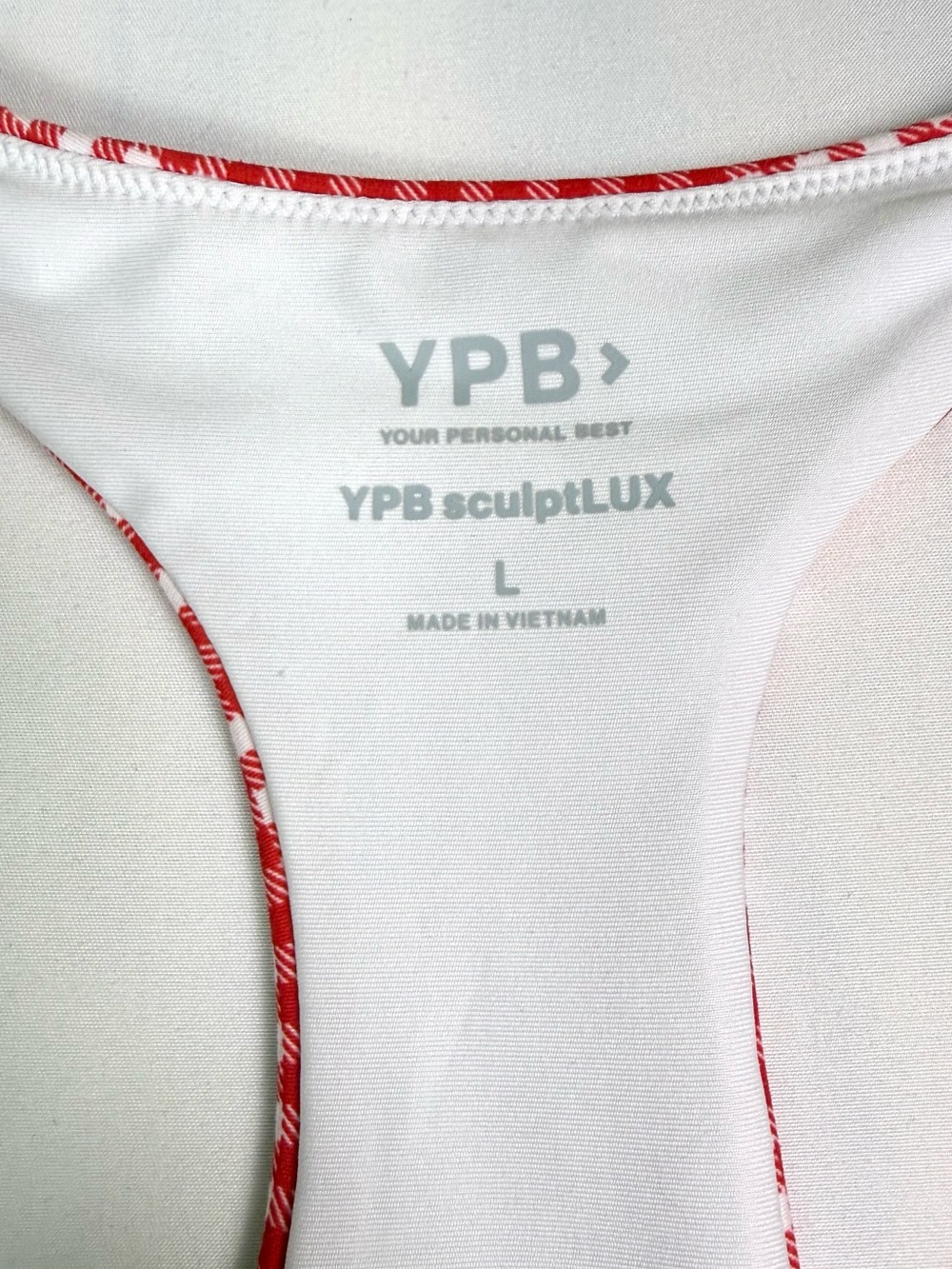 Abercrombie YPB sculptLUX Red Gingham Cropped Tank & Tennis Skort Set Large - Picture 3 of 13